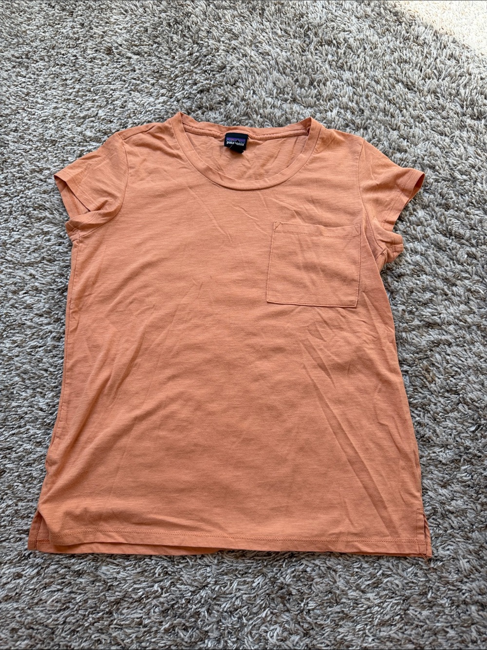 Patagonia Women's Short-Sleeve Pocket Tee - Peach